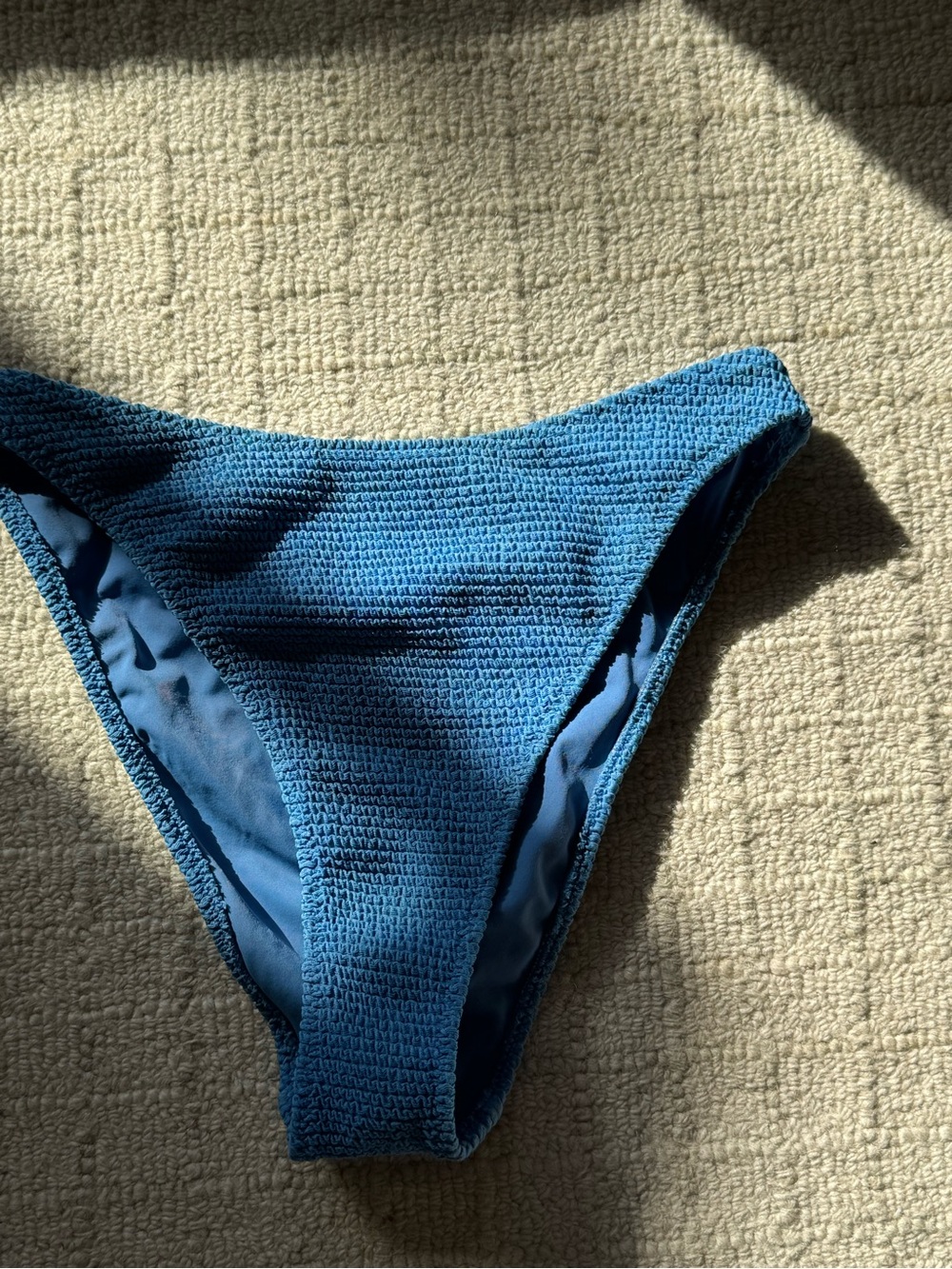PacSun Blue Textured Bikini Bottom - Picture 2 of 2